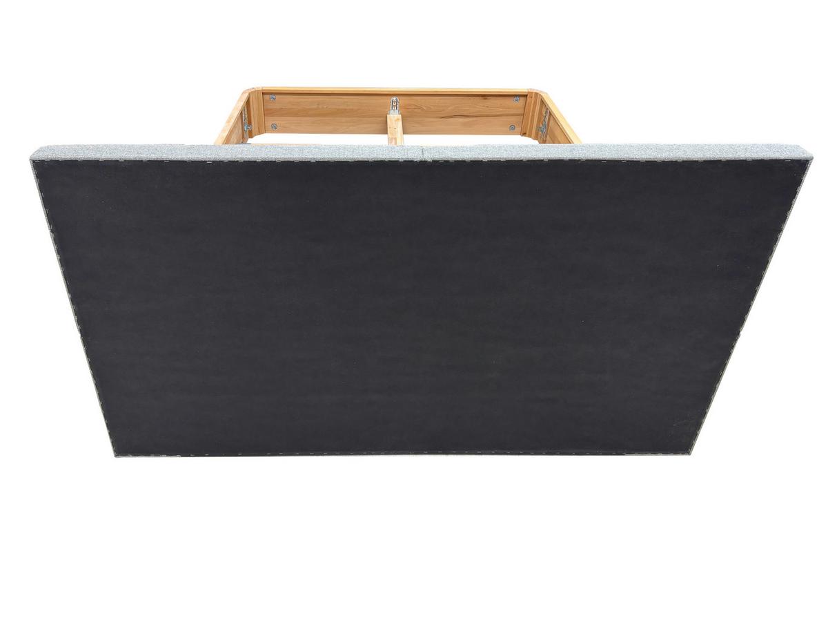 Bett Loom Naturfarben 200x200cm - Beige/Naturfarben, MODERN, Holz/Textil (200/200cm) - MID.YOU