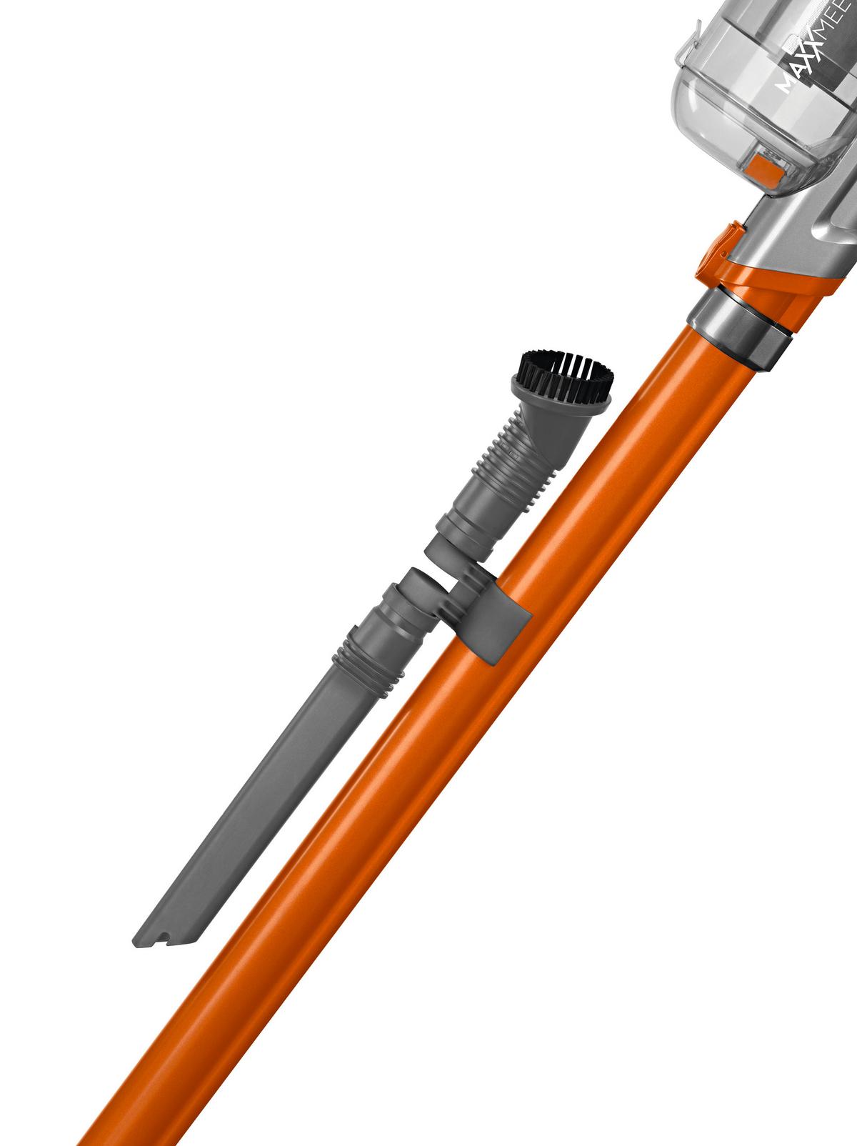 Zyklonstaubsauger Vanessa - Silberfarben/Orange, MODERN, Kunststoff (38/12,8/19,3cm)