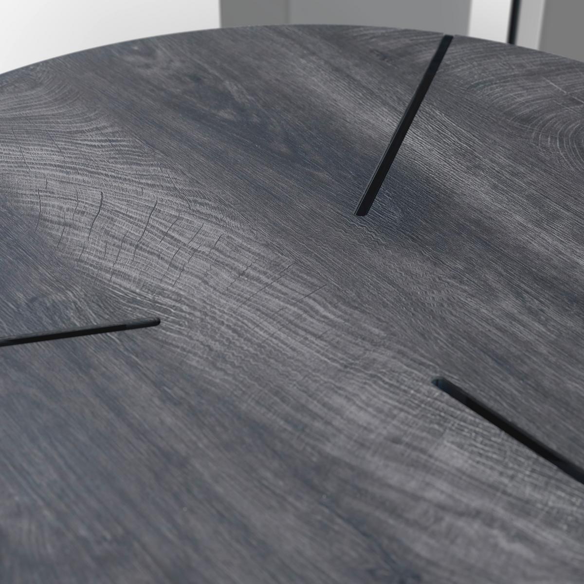 Konferenční stolek Moreno, 2 dílná sada - šedá/tmavě šedá, Moderní, kov/kompozitní dřevo (80/42,5cm) - Bessagi Home