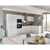 Eckküche Turin Weiss/Eiche Dekor 370x175 cm - Weiß/Eiche Artisan, Basics, Holzwerkstoff (370/175cm) - MID.YOU