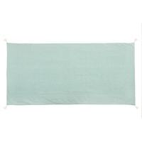 PLÁŽOVÁ PODLOŽKA DOBBY - tyrkysová, textil (90/190cm)