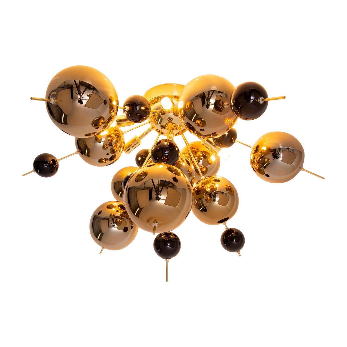 Deckenleuchte 1085158 - Goldfarben/Schwarz, LIFESTYLE, Metall (57/38cm) - Näve