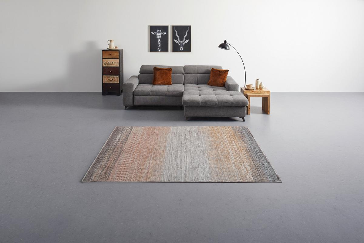 TKANÝ KOBEREC DUNHAVN - terracotta/krémová, Konvenční, textil (120/170cm) - Mömax