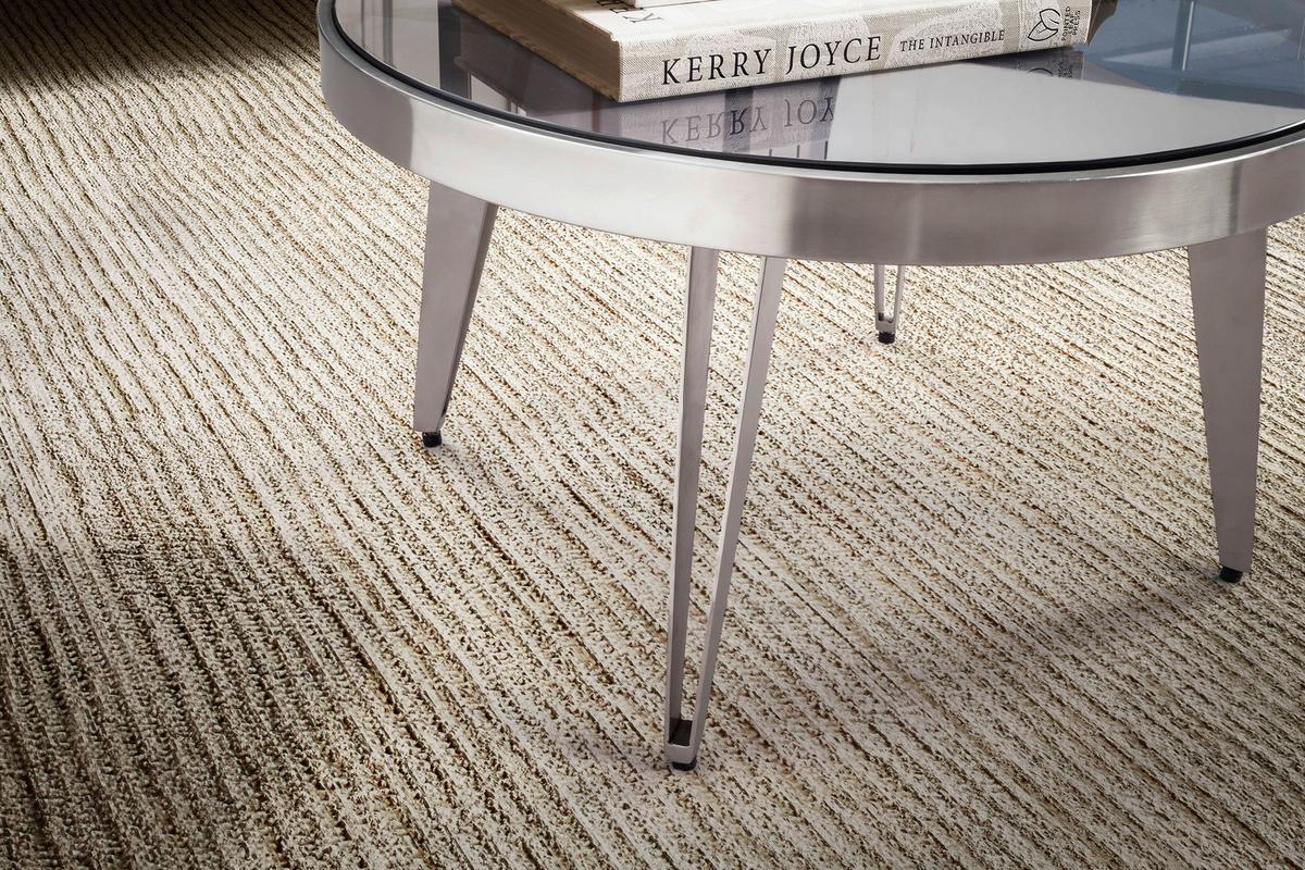 Couchtisch Silberfarben L: 60 cm - Silberfarben, Design, Glas/Metall (60/60/33cm) - MID.YOU