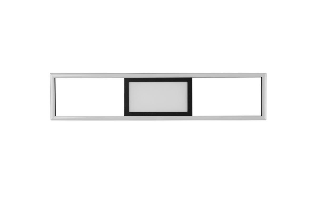 LED-Deckenleuchte R67172132 Regido - Schwarz, Design, Metall (60/6/13cm)