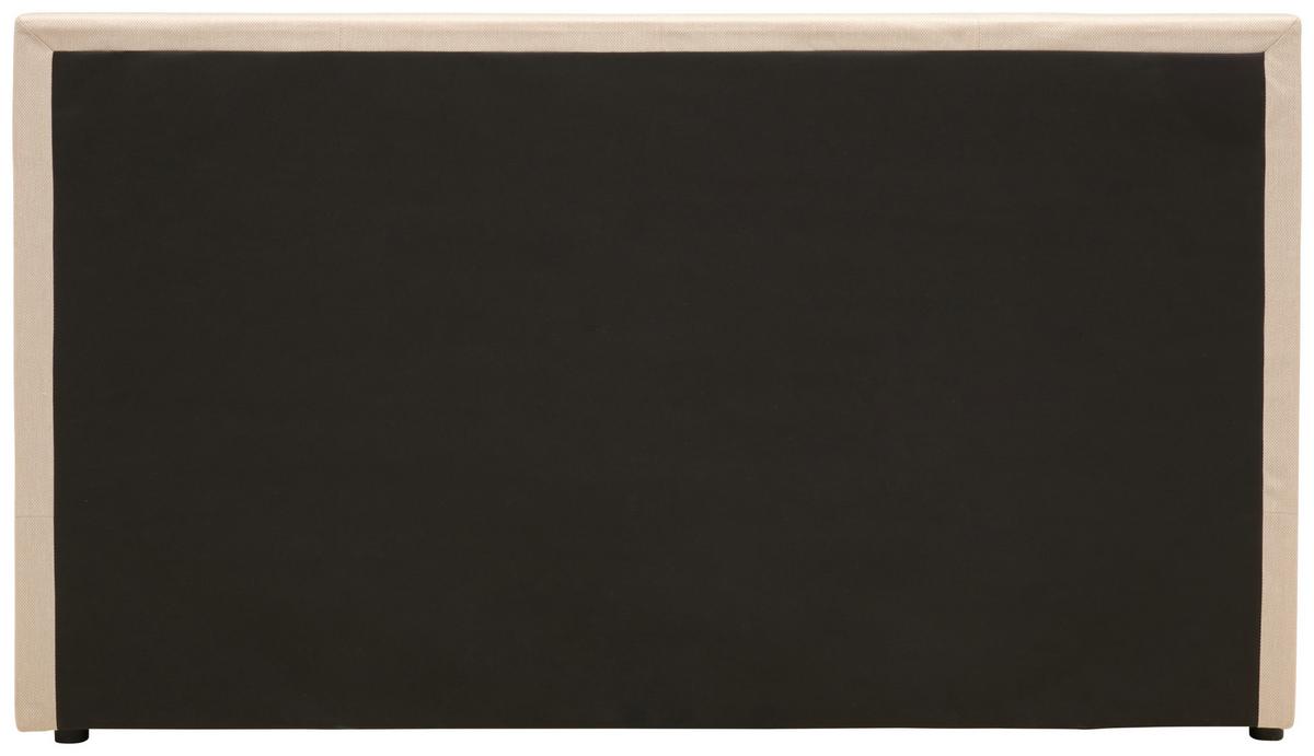 Boxbett Mit Topper 180x200 Cm Carolina Sandfarben - Sandfarben/Schwarz, Basics, Holz/Textil (180/200cm) - P & B