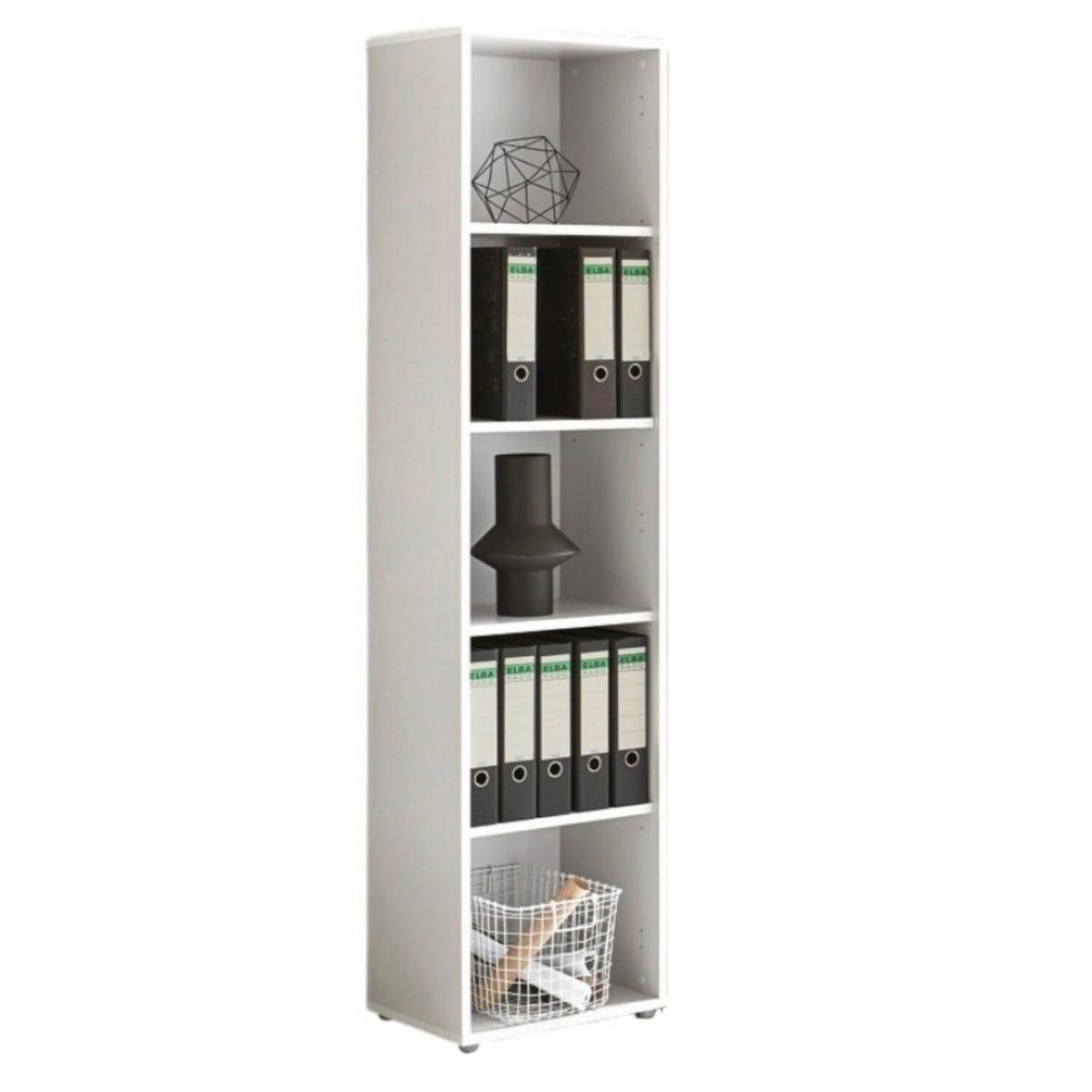 Aktenschrank Office Edition Weiß B: 257cm - Weiß, MODERN, Holzwerkstoff (257/185,6/33cm) - MID.YOU