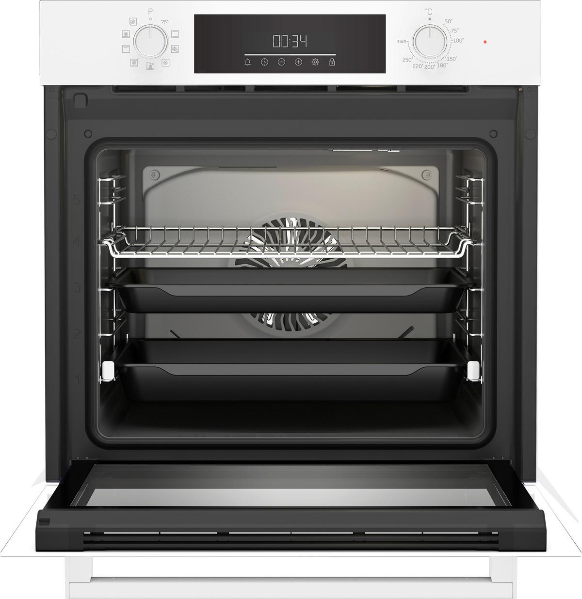 Backofen Bbim14300Wms - Design (59,4/59,5/56,7cm) - Beko