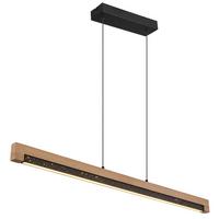 Led Függőlámpa 67849h - sötétbarna/fekete, Natur, műanyag/fém (85/7/120cm) - Globo