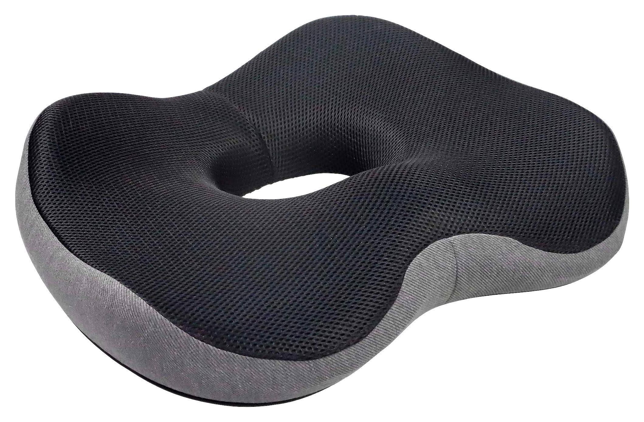 Sitzkissen Medisit Vi - Schwarz/Grau, Basics, Textil (45/9/36cm) - MID.YOU