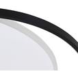 LED-Deckenleuchte Rosalia L: 55 cm Rund - Schwarz/Weiß, MODERN, Kunststoff/Metall (55/48,5/6cm) - Luca Bessoni