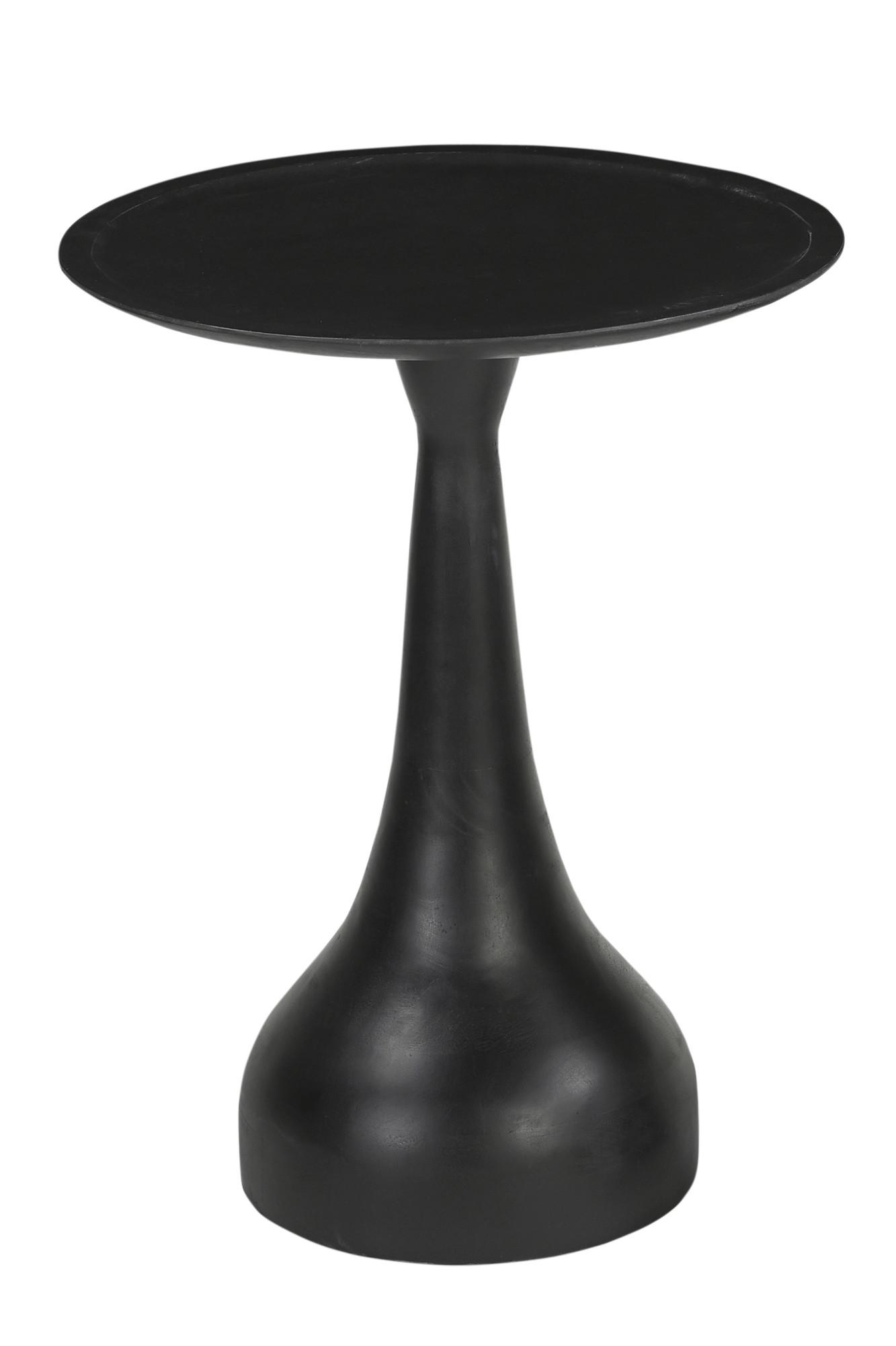 Beistelltisch Schwarz B: 46 cm - Schwarz, Design, Holz (46/46/59cm) - MID.YOU