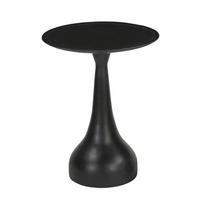 Beistelltisch Schwarz B: 46 cm - Schwarz, Design, Holz (46/46/59cm) - MID.YOU