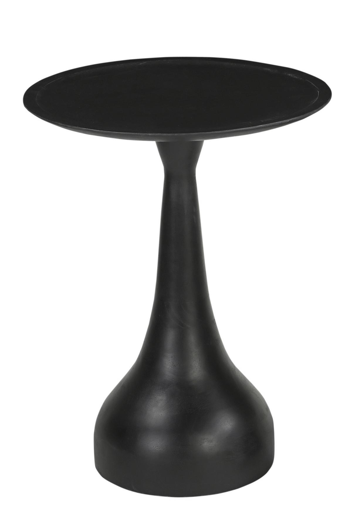 Beistelltisch Schwarz B: 46 cm - Schwarz, Design, Holz (46/46/59cm) - MID.YOU