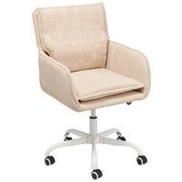 Drehstuhl Seattle - Beige, LIFESTYLE, Holz/Kunststoff (56/89-97/69cm) - MID.YOU