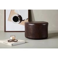 Pouf Eastport - Braun, Design, Kunststoff/Textil (41/30/41cm) - Livetastic