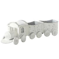 Dekofahrzeug Stephanus - Weiß/Grau, Basics, Metall (73/15,5/20cm)