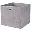 Faltbox Nella - Grau, Basics, Papier/Textil (30/30/30cm) - Luca Bessoni