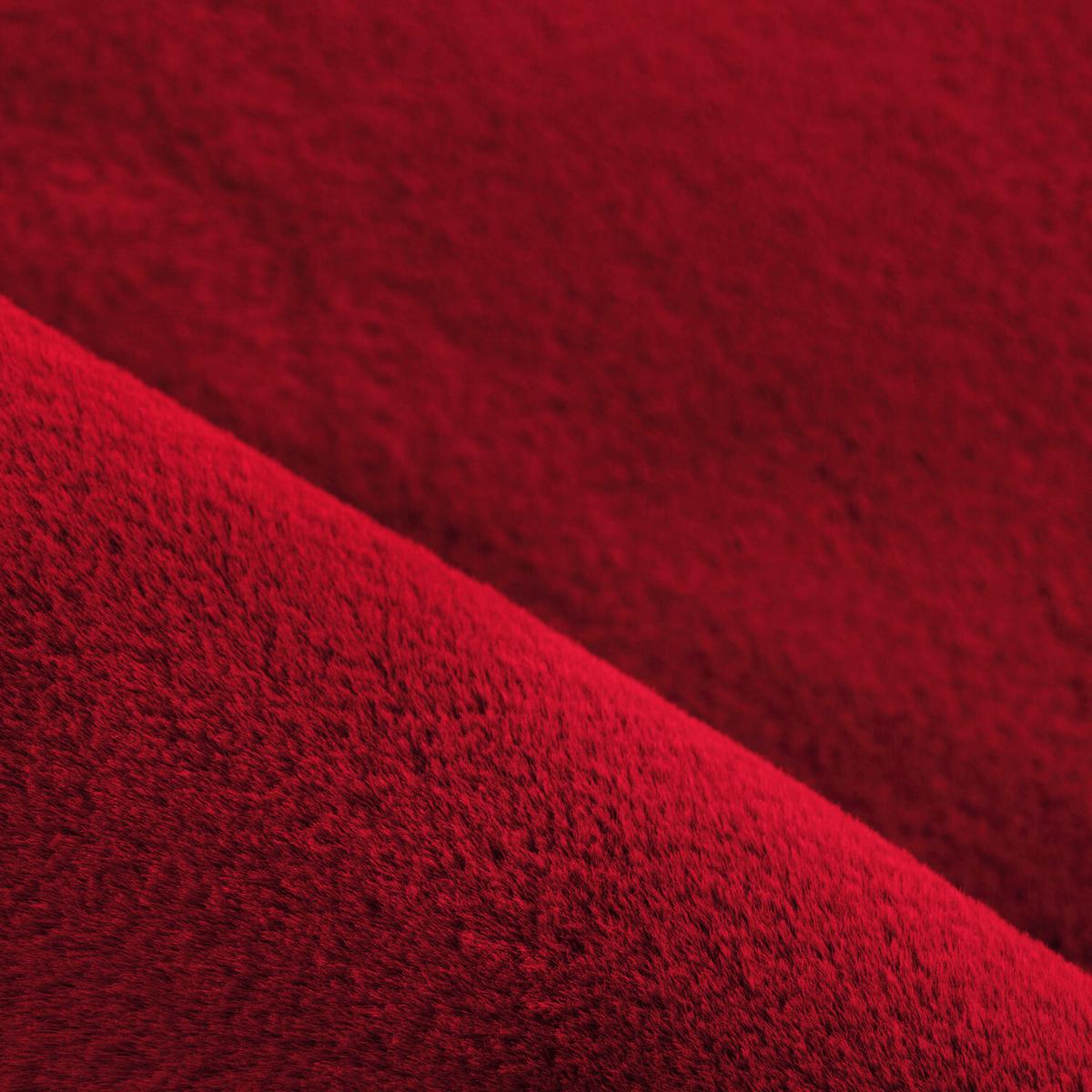Hochflorteppich, Rot, F: 20mm Pouffy - Rot, Basics, Textil (80/150cm)