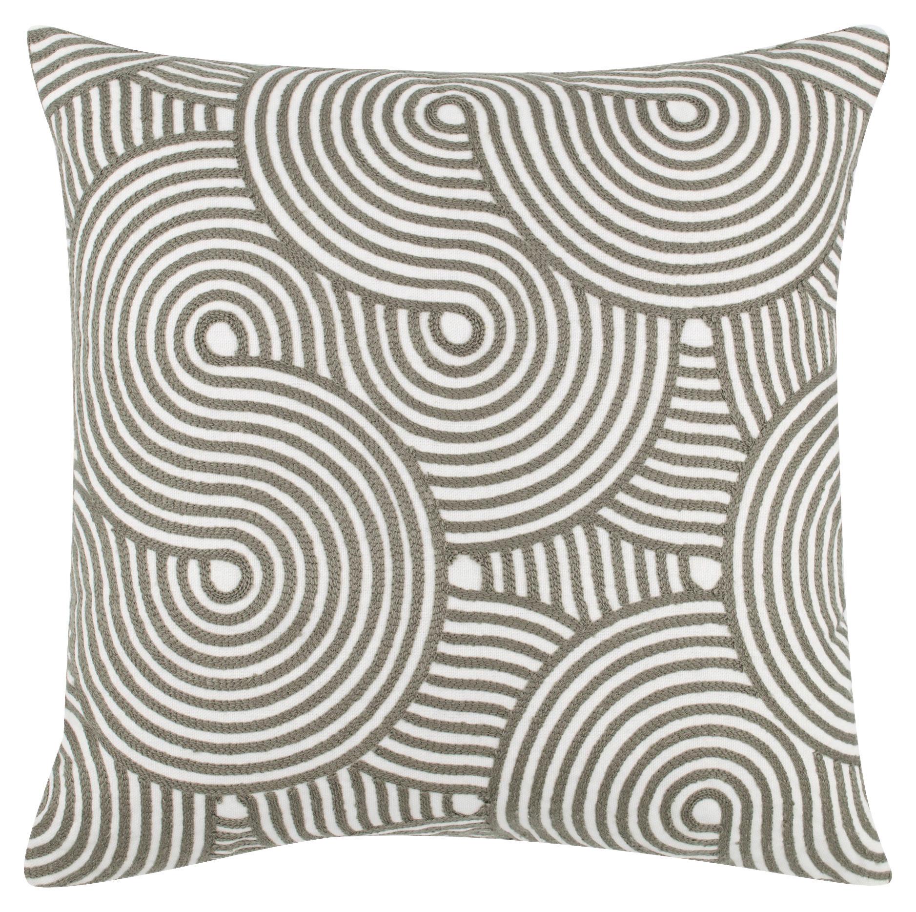 Zierkissen Jessie 45x45 Cm Polyester Taupe Mit Zipp