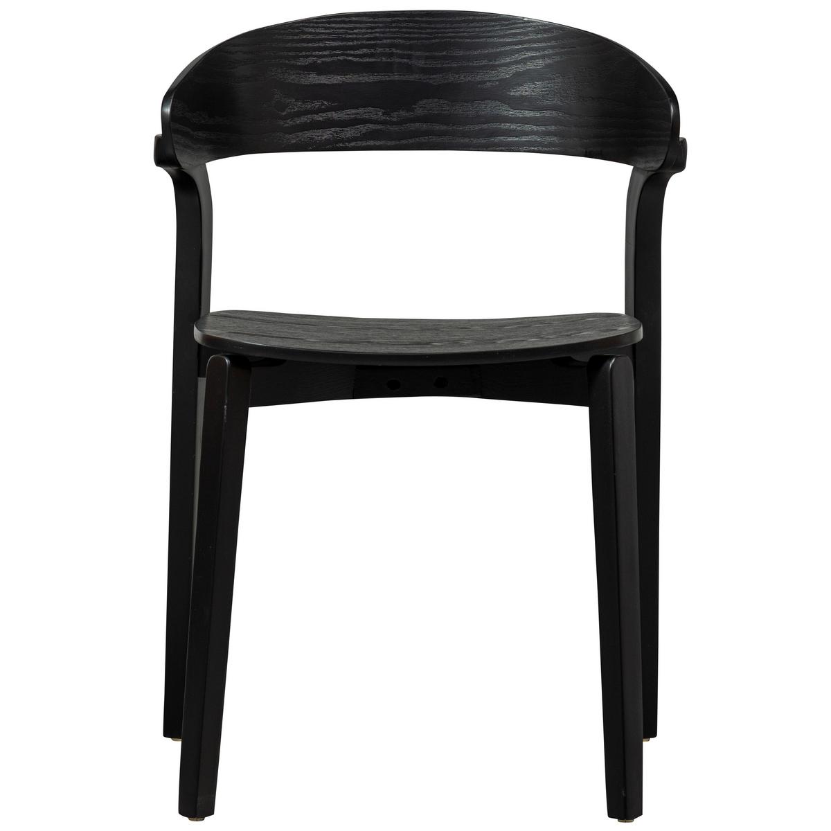 STUHL-SET Cras Schwarz B: 52cm - Schwarz, Design, Holz (52/75/49cm) - Livetastic