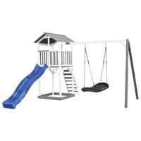 Spielturm A025.124.32 - Blau/Multicolor, KONVENTIONELL, Holz/Kunststoff (356,6/241,9/349cm) - Ambia Garden