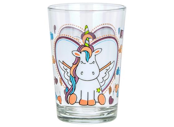 Trinkglas Malvine - Klar/Multicolor, Glas (6,8/9,9cm) - Ombra Trinkglas Malvine - Klar/Multicolor, Glas (6,8/9,9cm) - Ombra