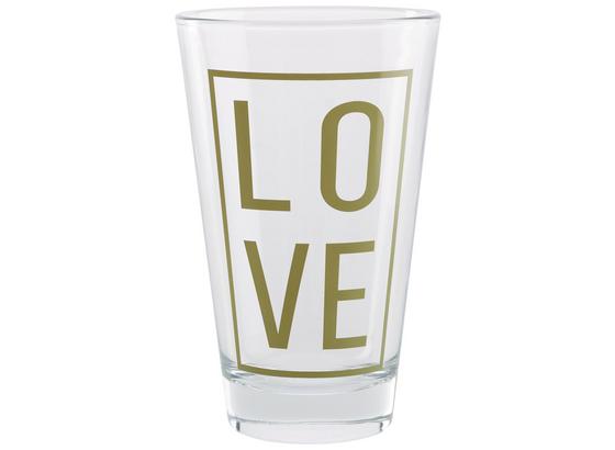 Pohár Love - zlatá/číre, Moderný, sklo (8/12,4cm) - Mömax modern living Pohár Love - zlatá/číre, Moderný, sklo (8/12,4cm) - Mömax modern living
