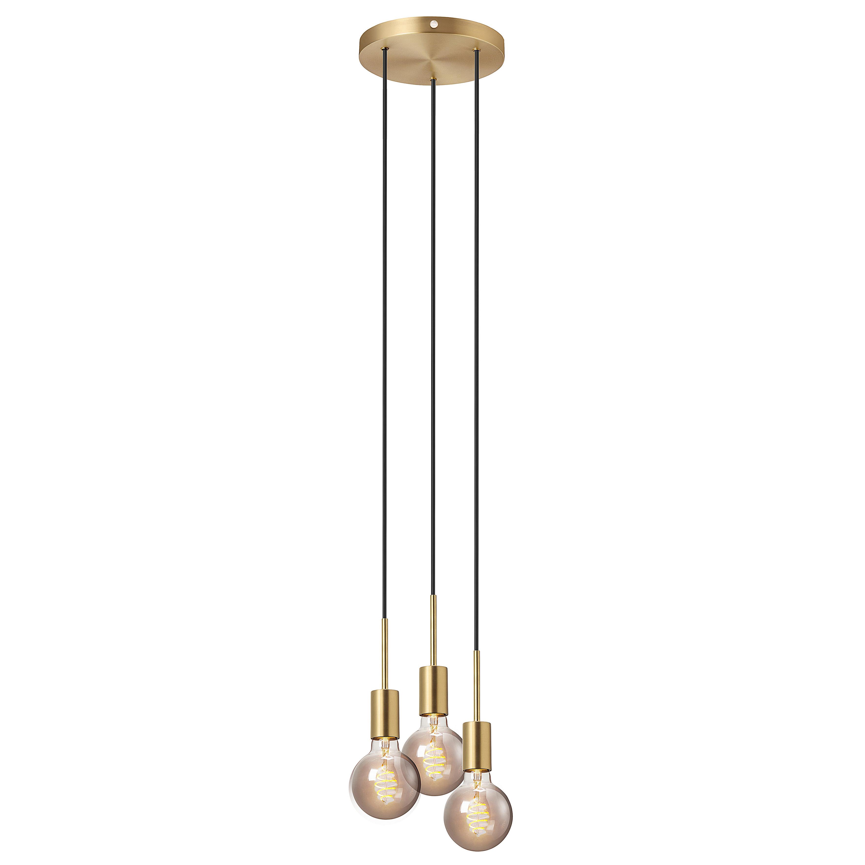 Hängeleuchte Paco Messingfarben D: 22,6 cm - Messingfarben, KONVENTIONELL, Metall (22,6/220cm) - Nordlux