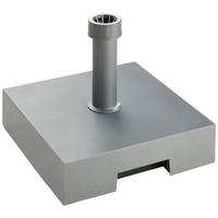 Schirmständer Kunststoff/Beton für DM 2,1-5,2 cm Hubert - Schwarz, Basics, Kunststoff (40/40/34cm)