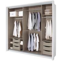 Kleiderstange Universal 87cm Metall Alufarben - Alufarben, Metall (87/3/1cm)