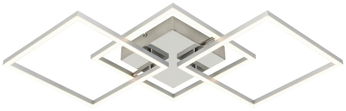Stropné LED svietidlo OLPÜ, Š: 95cm - hliníková, Modern, kov/plast (72,4/35,4/5,2cm) - Modern Living