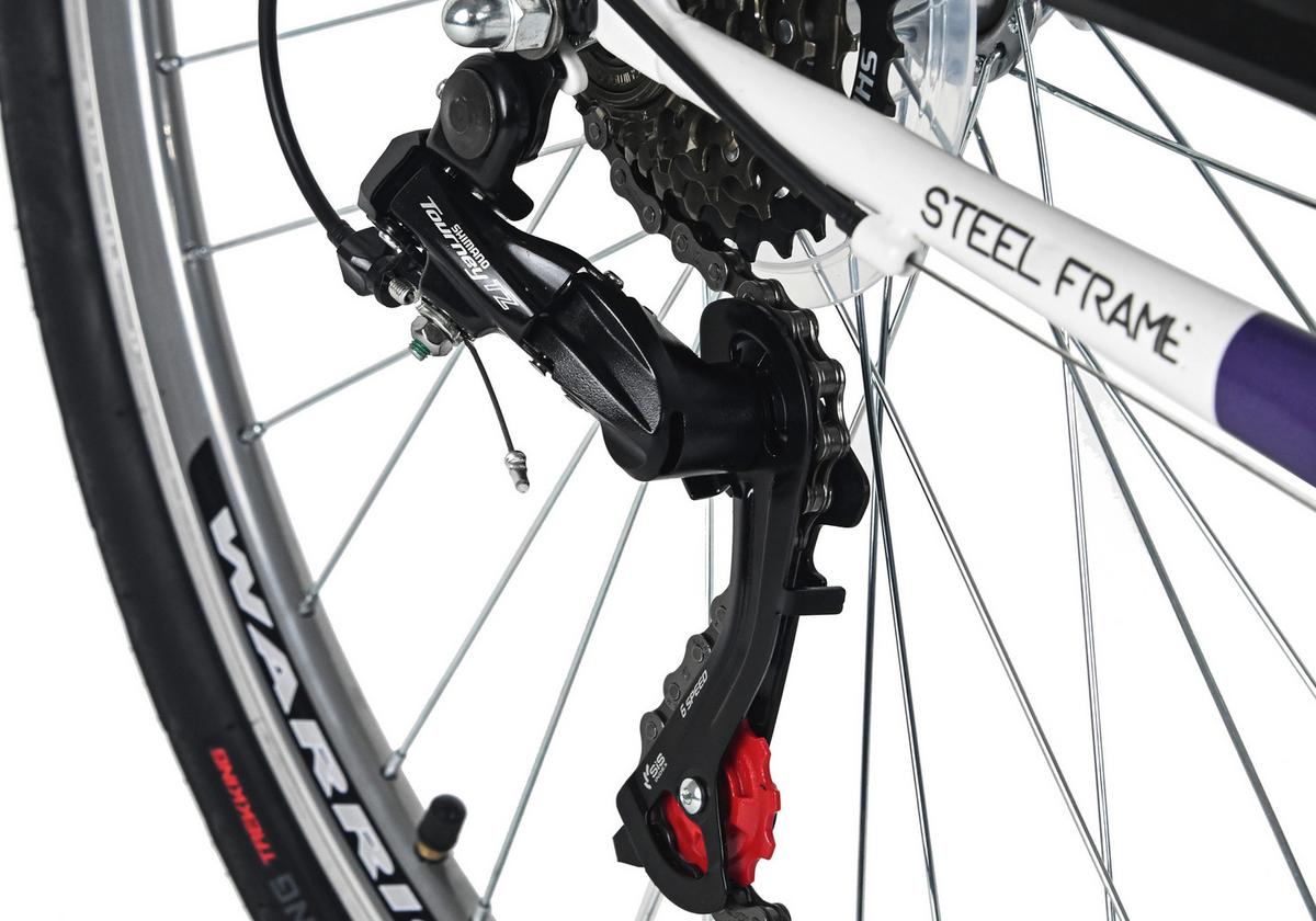 Trekkingrad Damen 28 Zoll - Weiß, LIFESTYLE, Metall (25/140/60cm)