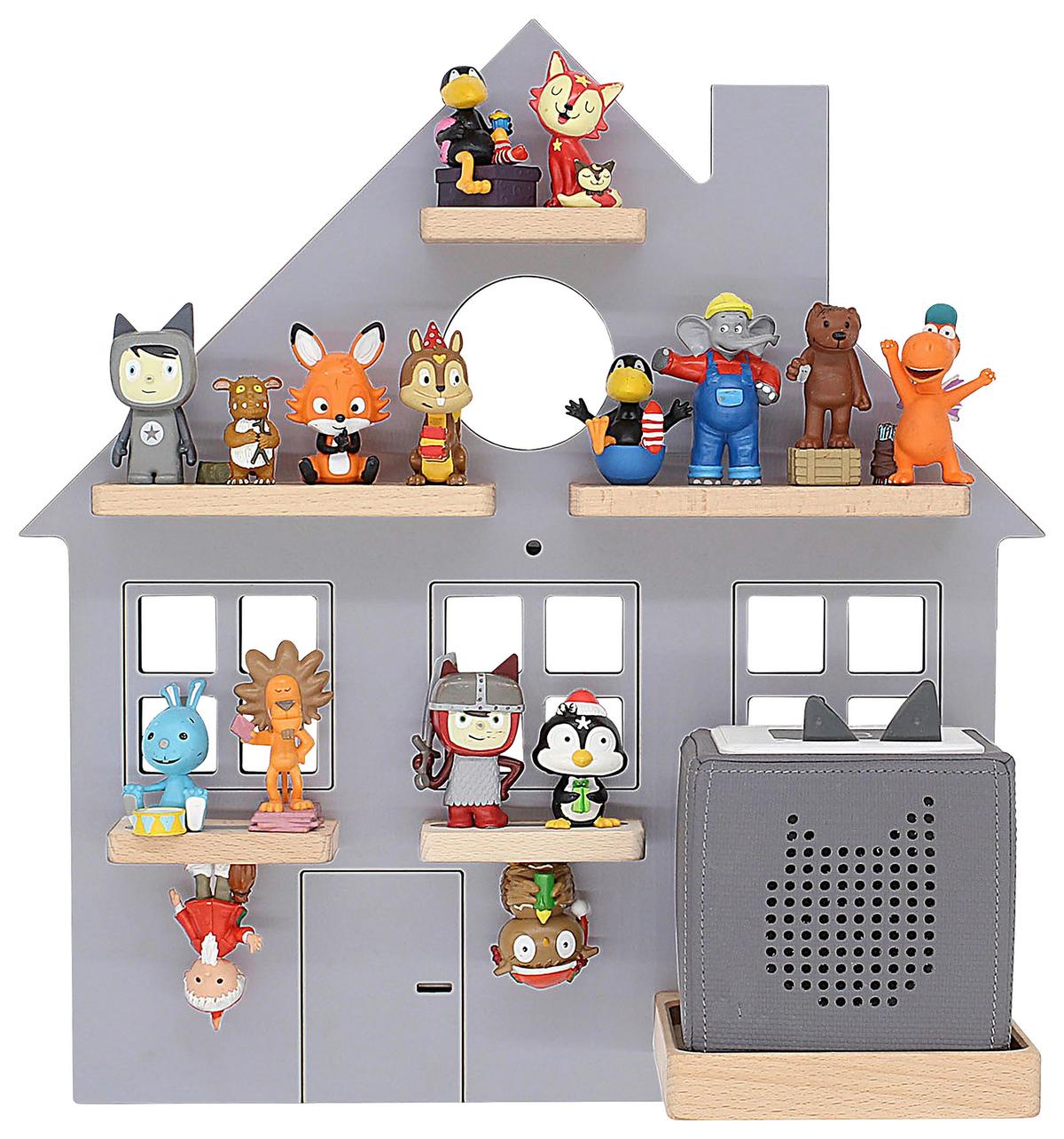 Kinderregal Boarti Grau B: 42 cm - Grau, MODERN, Holzwerkstoff (42/44/19cm) - MID.YOU