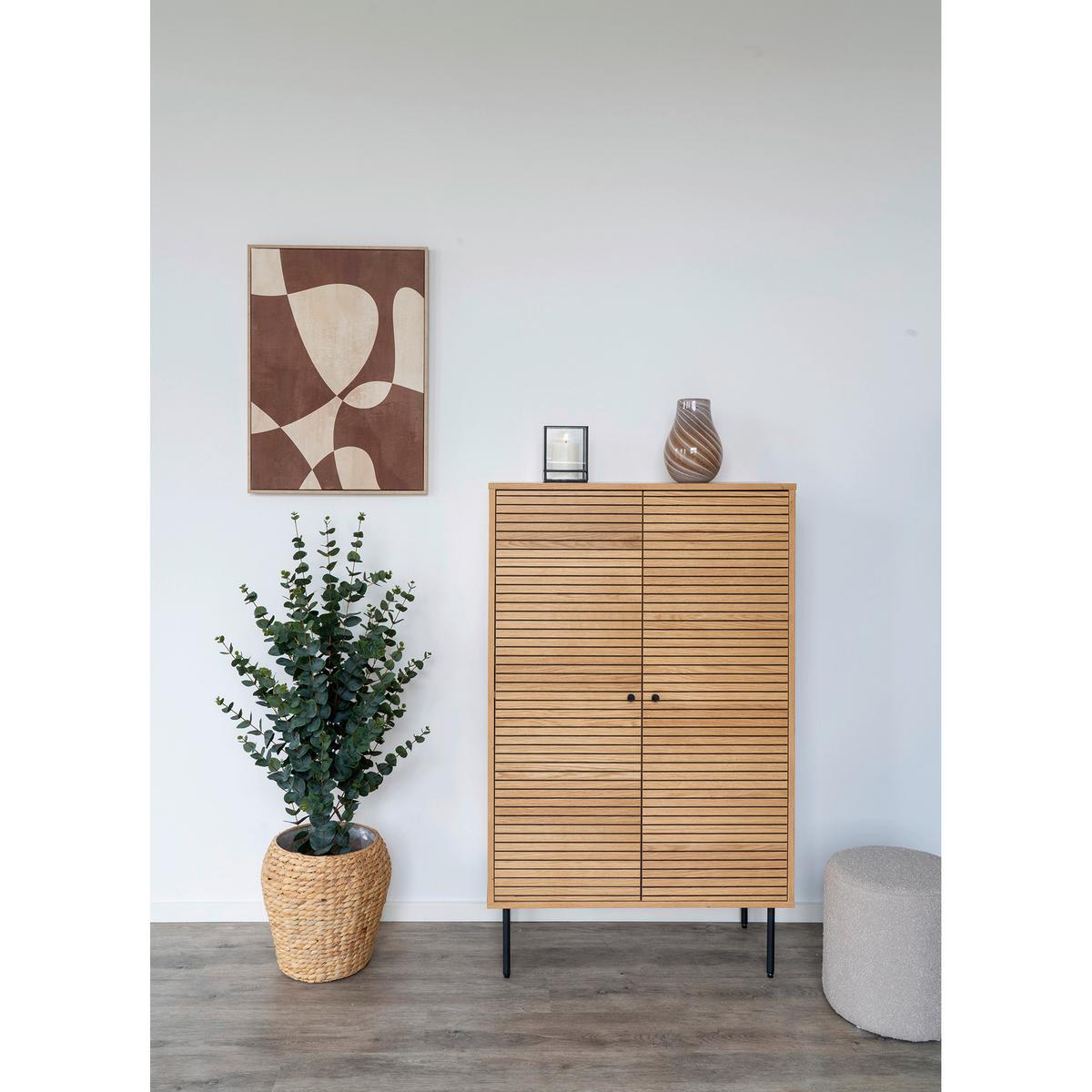 Vase Braun B: 16 Cm - Braun, Design, Glas (16/23/16cm)