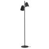 Stehlampe Salamanca Schwarz mit Schalter - Schwarz, Basics, Metall (28/145cm) - It's about Romi