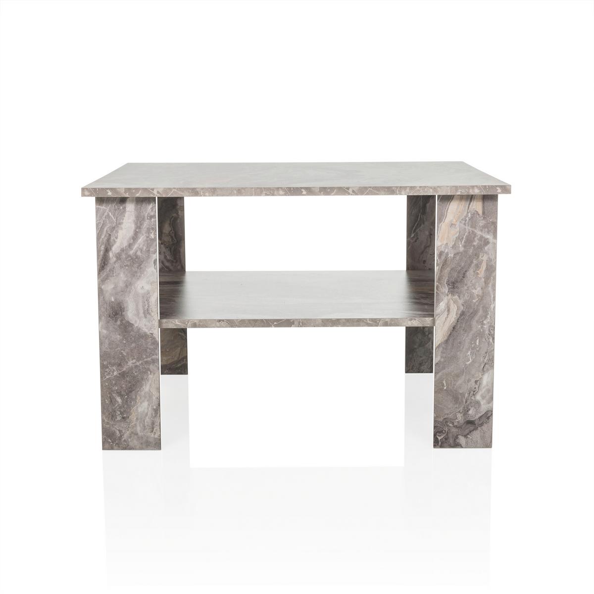 Couchtisch Bismo Grau B: 70 cm - Grau, MODERN, Holzwerkstoff (70/70/45cm) - MID.YOU