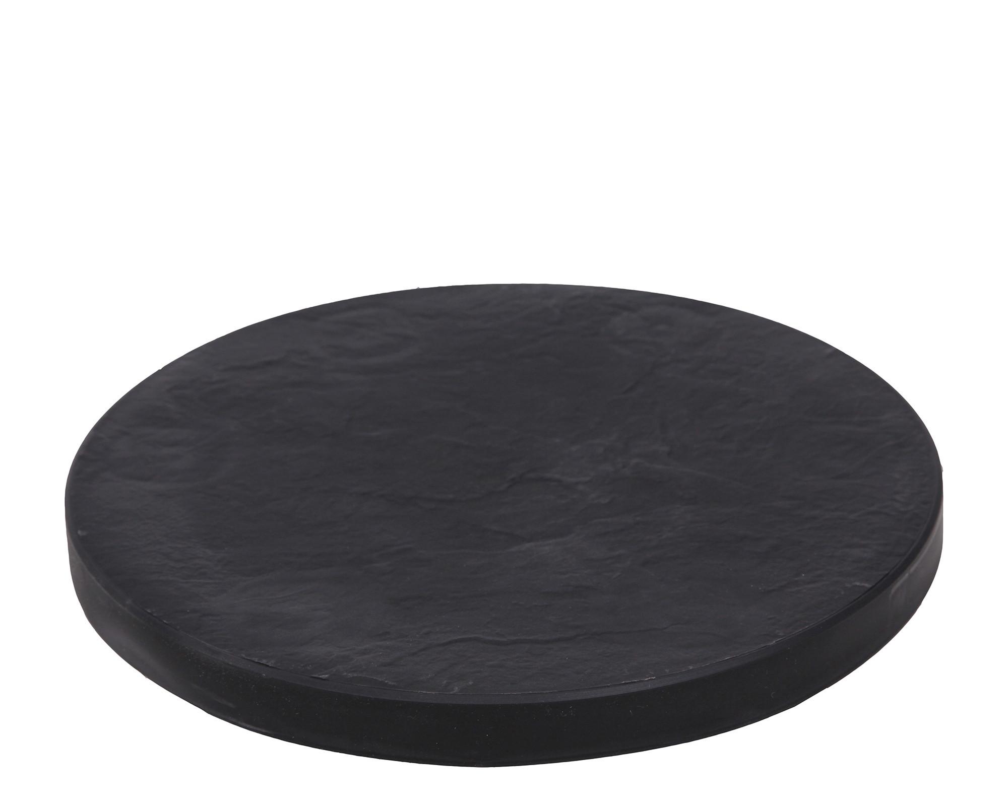 Pflanzenroller Pierre Anthrazit B: 40 cm - Anthrazit, Basics, Kunststoff (40/5/40cm)