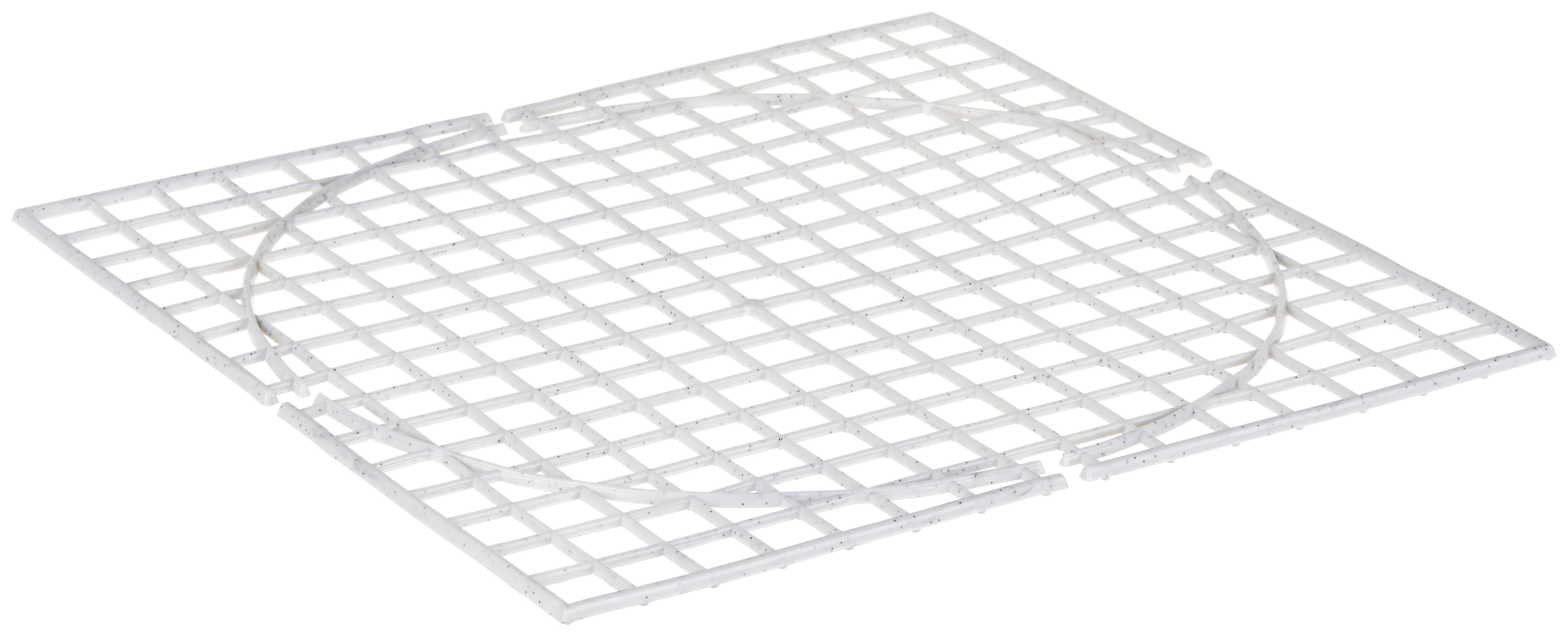 Mosogatómedence Betét Műanyag - fehér, Konventionell, műanyag (33/33cm)
