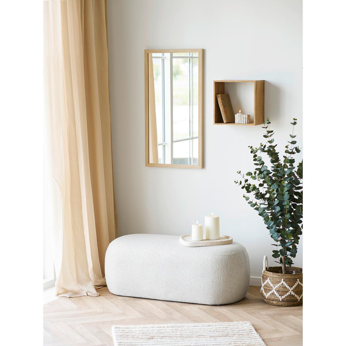 HOCKERBANK Blossomville Creme B: 100cm - Design (100/38/50cm) - MID.YOU