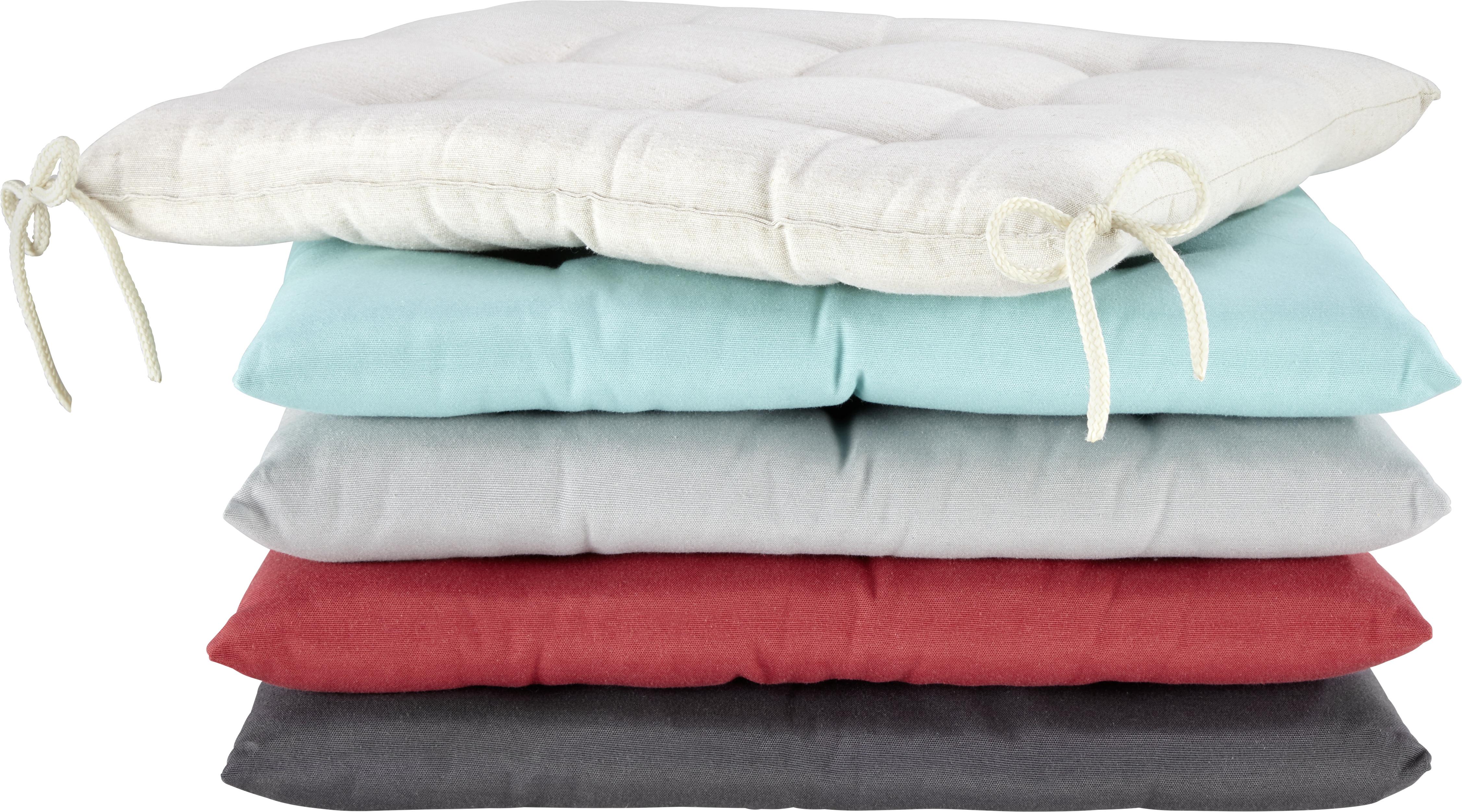 Poduška Na Sedenie Anita, 40/40/4cm, Béžová - béžová, textil (40/40/4cm) - Modern Living