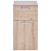 Unterschrank Mit Soft-Close Fresh B: 40 cm Eiche Artisan - Weiß/Eiche Artisan, KONVENTIONELL, Holzwerkstoff (40/79/38,5cm) - Ondega