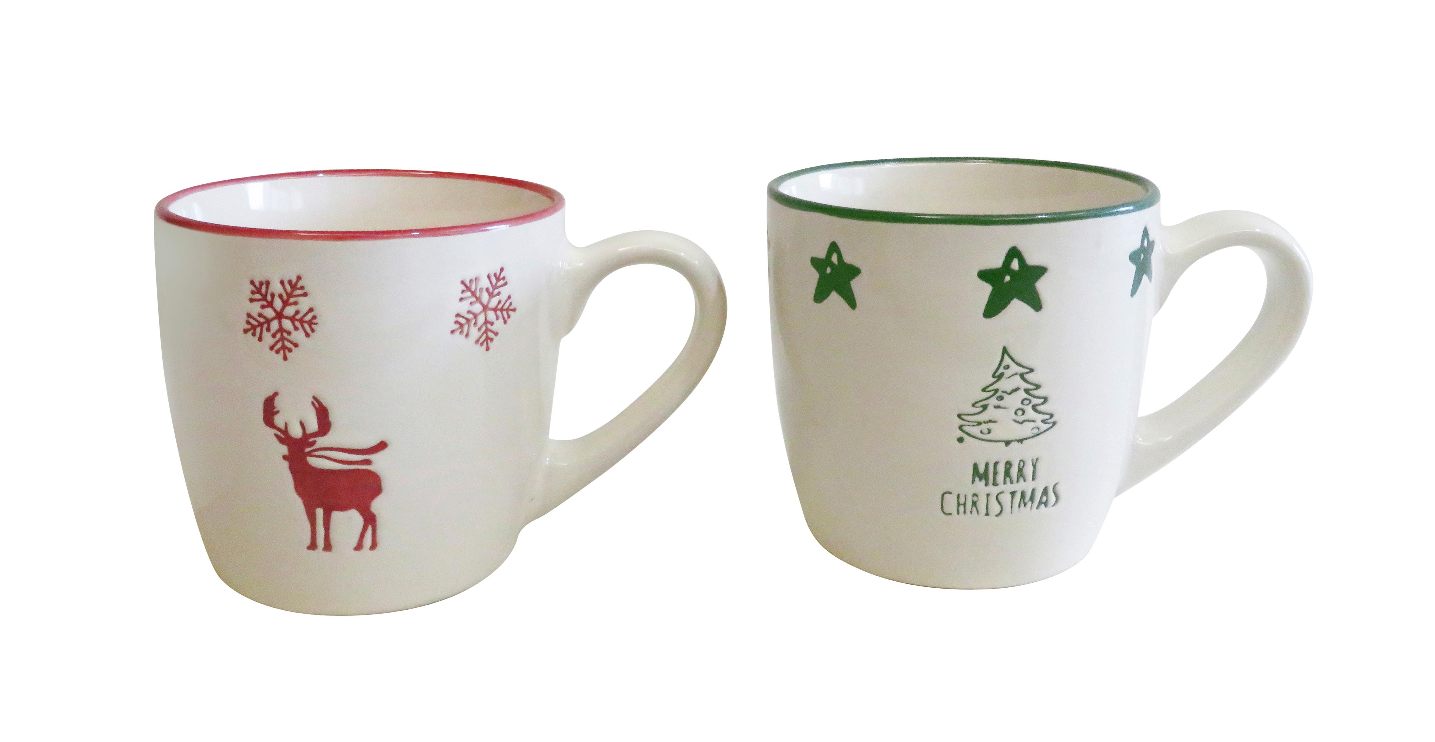 TEETASSE Tina - Bordeaux/Grün, Basics, Keramik (9/8.5cm) - Luca Bessoni