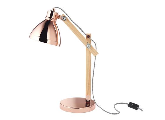 Stolová Lampa Kai - medená, Moderný, kov/drevo (35/18/55cm) - Mömax modern living Stolová Lampa Kai - medená, Moderný, kov/drevo (35/18/55cm) - Mömax modern living