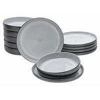 Tafelservice 21520 Nordic Fjord Frost - Hellgrau, Trend, Keramik - Creatable