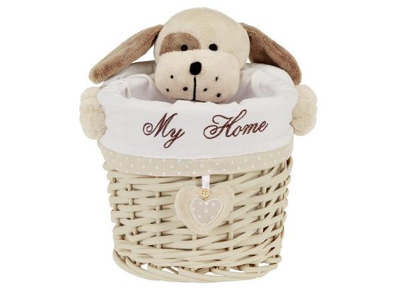 Korb Lisa S - Beige/Braun, ROMANTIK / LANDHAUS, Holz/Textil (18/16cm) - James Wood Korb Lisa S - Beige/Braun, ROMANTIK / LANDHAUS, Holz/Textil (18/16cm) - James Wood