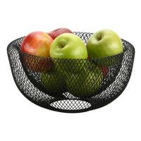 Obstkorb Schwarz D: 25,5 cm - Schwarz, Basics, Metall (25,5/12,5cm) - Kesper