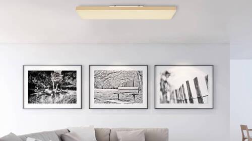 LED-Deckenleuchte 41594d4m - Messingfarben/Opal, Design, Kunststoff/Metall (80/20cm) - Globo