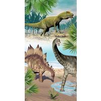 Strandtuch Dino Multicolor 75x150 Cm - Multicolor, Trend, Textil (75/150cm)