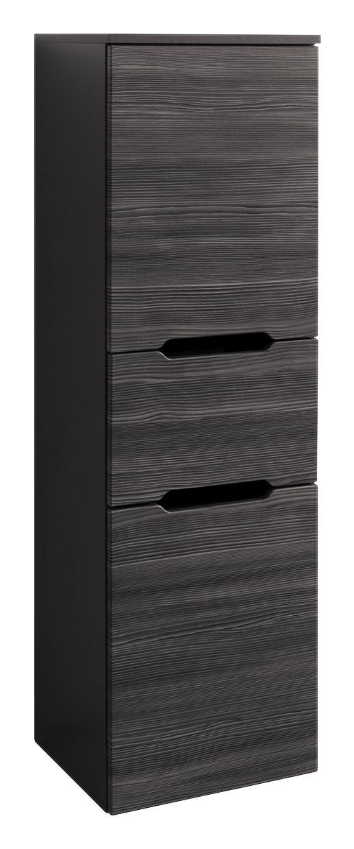 Midischrank Belluno B:40 cm Lärche Dekor - Lärchefarben/Graphitfarben, Basics, Holzwerkstoff (40/130/35cm)